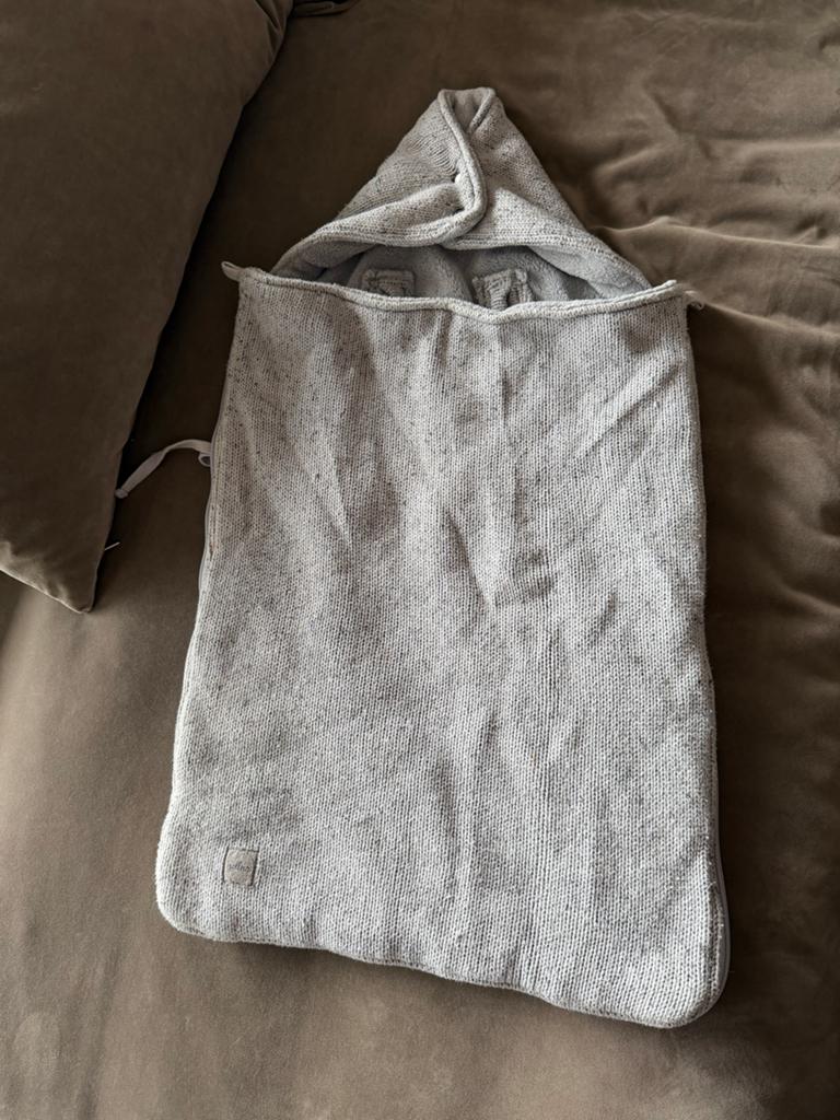 Jollein basic knit gebreide voetenzak voor baby's, Ophalen of Verzenden, Zo goed als nieuw, Overige typen
