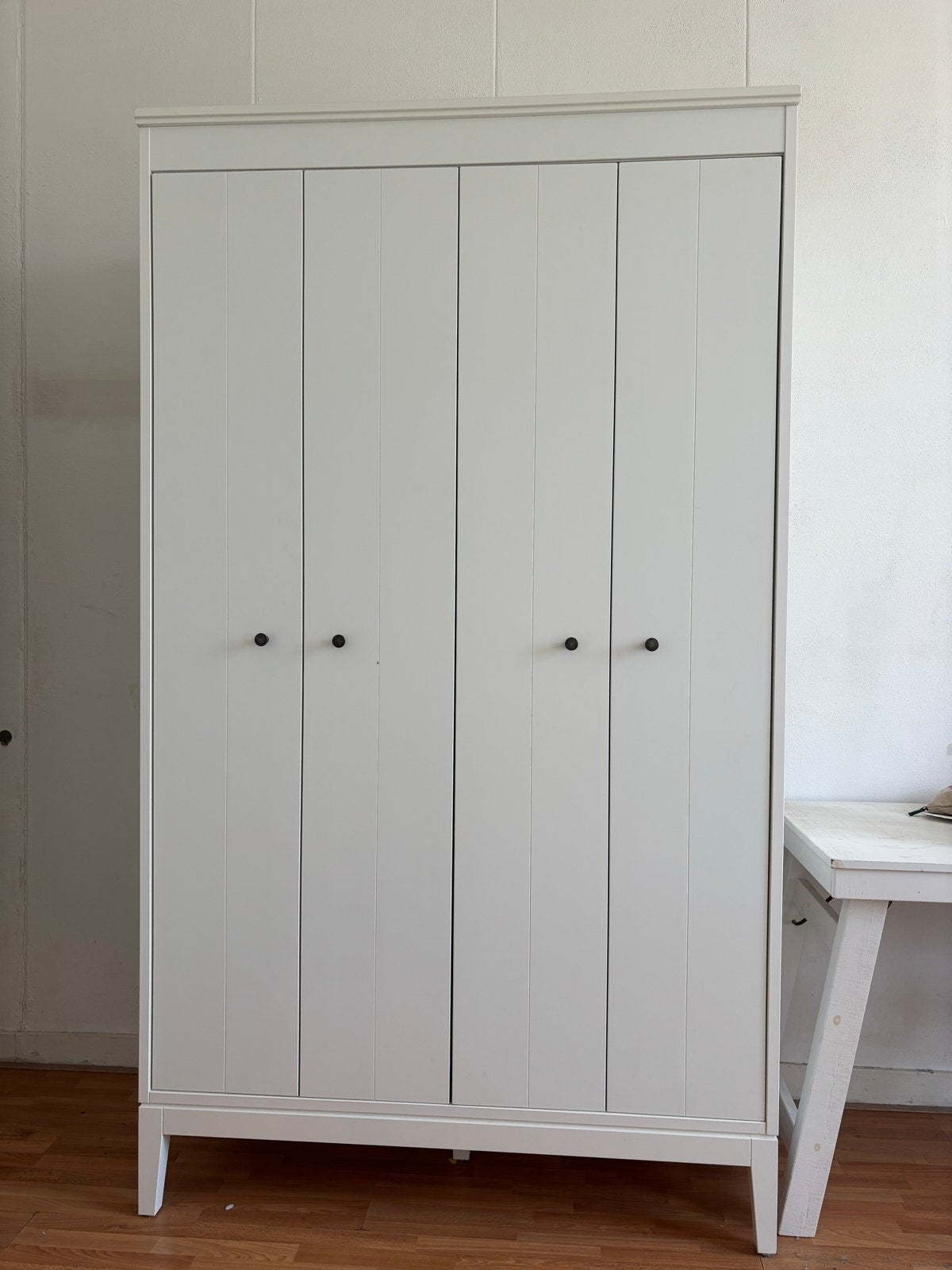 Zelf demonteren!! Witte IKEA IDANÄS kledingkast, Huis en Inrichting, Ophalen, 100 tot 150 cm, 200 cm of meer, Zo goed als nieuw