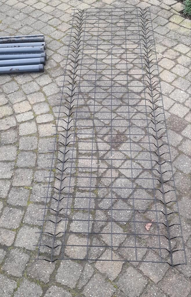 Diverse delen Gaaspaneel hekwerk hoogte 60 cm
Staal +palen, Tuin en Terras, Ophalen