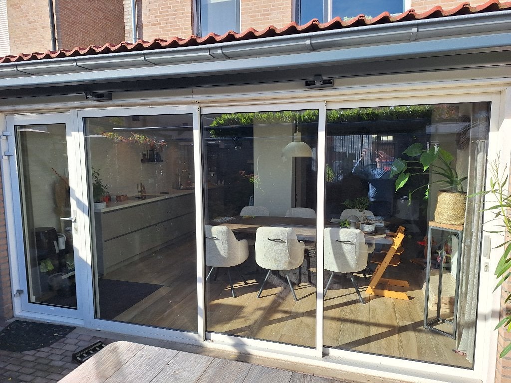 Aluminium schuifpui 450*215 Ral 9010, Ophalen, Gebruikt, 225 cm of meer, Aluminium