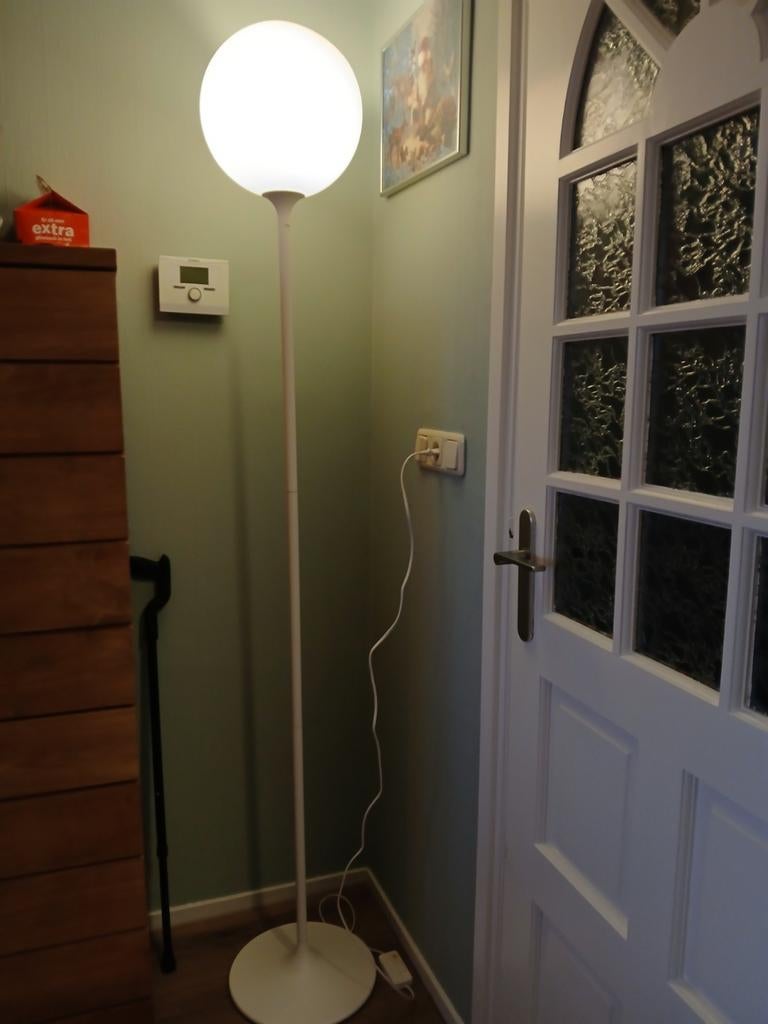 Vloerlamp met dimmer., Ophalen of Verzenden, Gebruikt, 150 tot 200 cm
