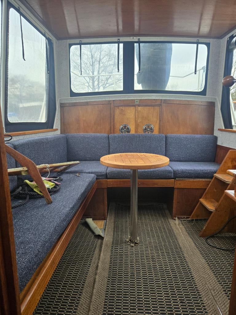 Gein Kruiser Stalen Kruiser 4 slaapplaatsen motorboot, 8,5 m, Ophalen of Verzenden, Gebruikt