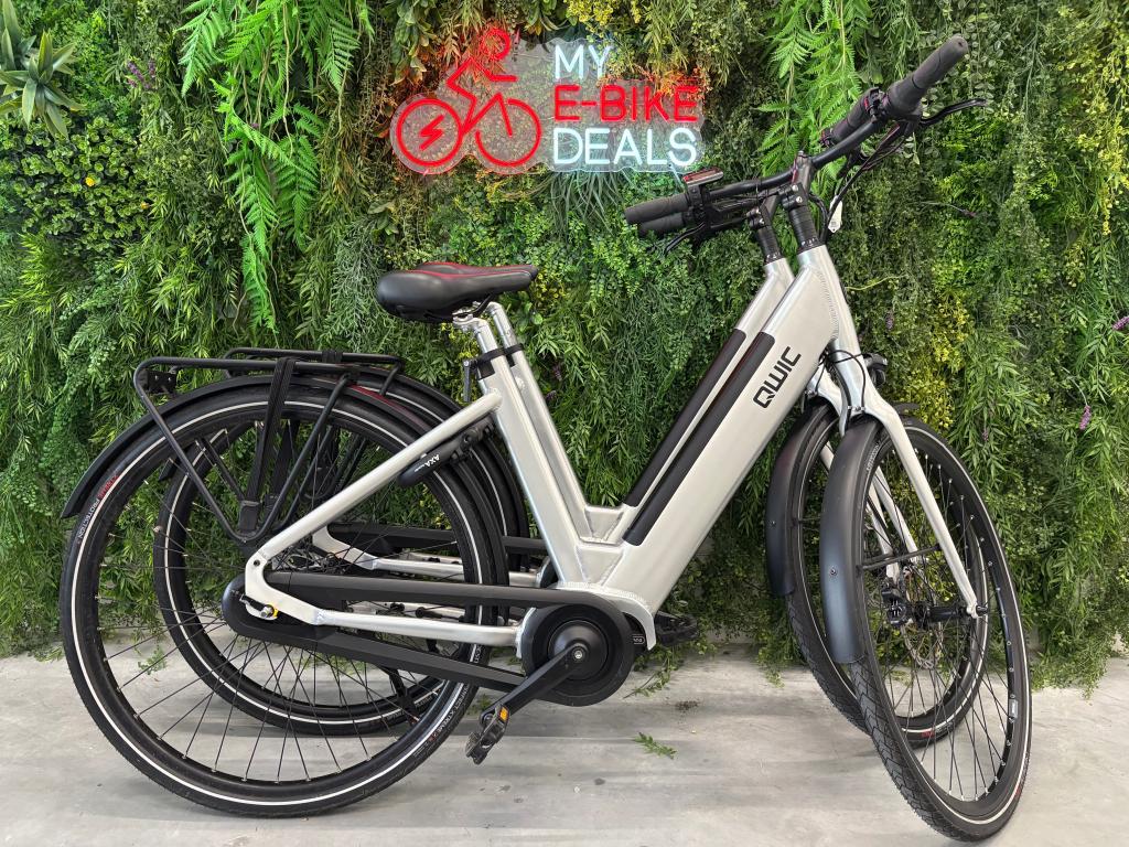 SET QWIC Inter Essential – MIDDENMOTOR - 540Wh - MEGA DEAL!, Fietsen en Brommers, Elektrische fietsen, Qwic, Zo goed als nieuw