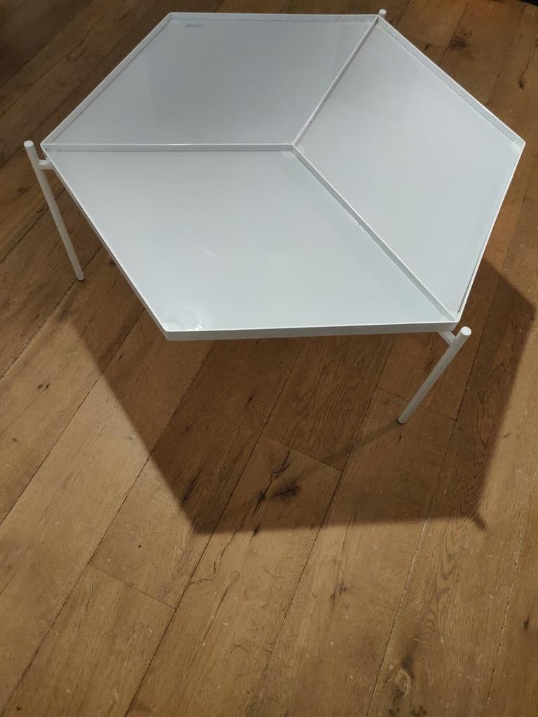 ZUIVER, salontafel, 6 hoekig, glazen blad, i.g.st, 79 cm, Ophalen, Minder dan 45 cm, Design, 75 cm of meer