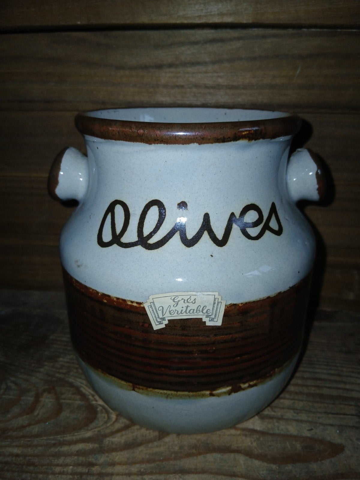 Franse gres Olijvenpot, Ophalen of Verzenden