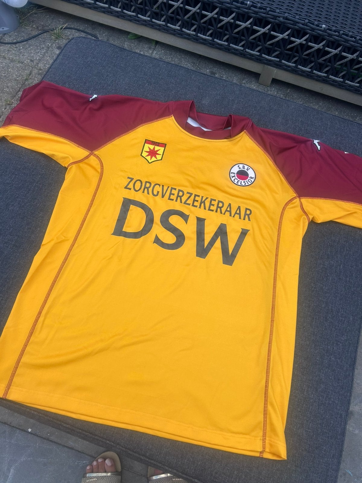 Vintage Excelsior Rotterdam shirt 2004/2005 Kappa maat S, Maat S, Ophalen of Verzenden, Zo goed als nieuw, Shirt