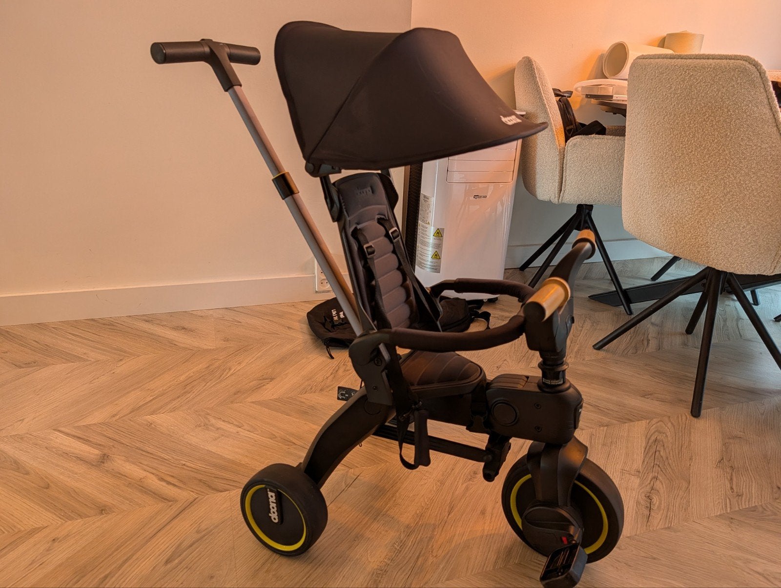 Kinderfietsje Doona Liki Trike S5 uitvoering Nitro Black, Ophalen, Nieuw