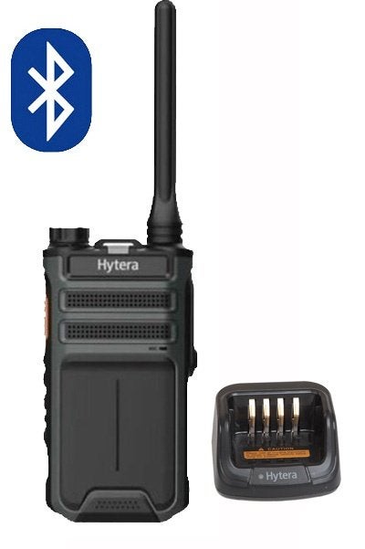 Hytera BP515 UHF DMR IP54 waterdicht bluetooth en tafellader, Met broekklem, Nieuw, 15 km of meer, Ophalen of Verzenden