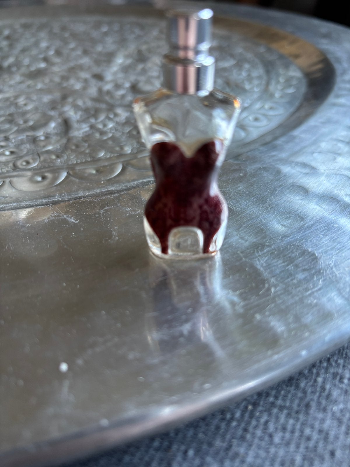 Jean Paul Gualtier parfum  vintage miniatuur - LEEG, Verzamelen, Ophalen of Verzenden, Gebruikt, Miniatuur