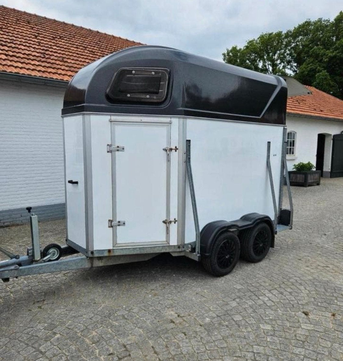 2prds paarden trailer paardentrailer paardenwagen, Ophalen of Verzenden, Nieuw, Aluminium, 2-paards trailer