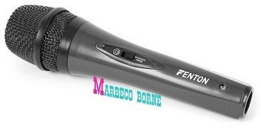Dynamische microfoon vocaal, incl. XLR kabel,Aan/uit-schakel, Nieuw, Fenton, Info@marbeco.nl, Zangmicrofoon