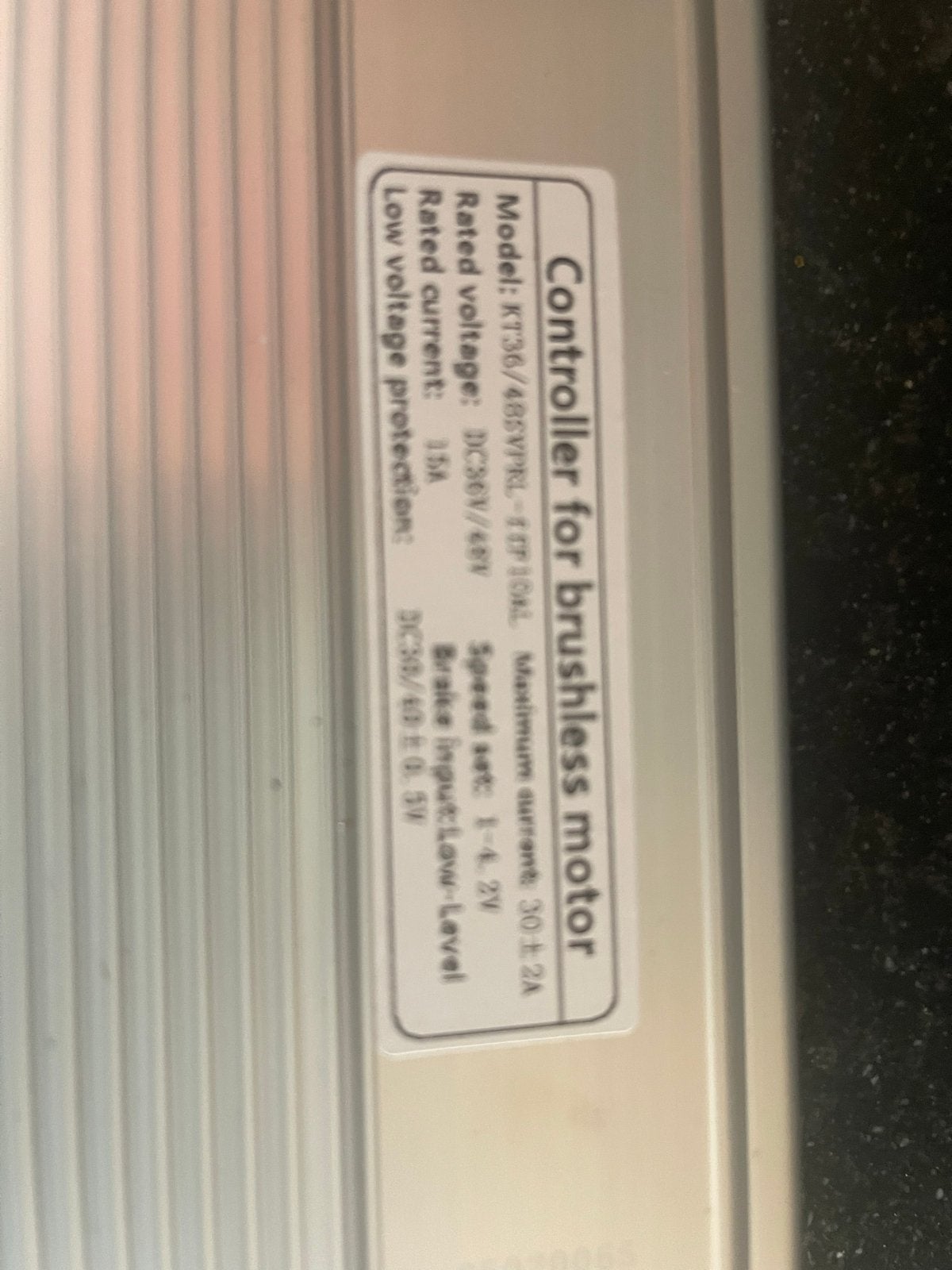 Brushless motor controller KT36/48SVPRL-ffF1OAL, Nieuw