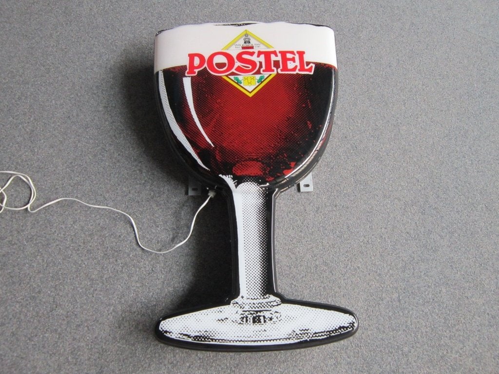 POSTEL BIER XXL LAMP LICHTRECLAME, Ophalen, Zo goed als nieuw, Overige typen, Overige merken