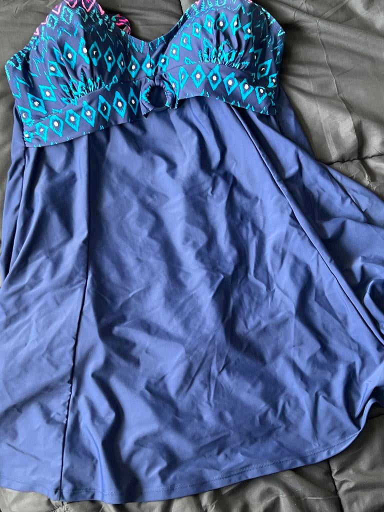 Mooi badpakjurk maat 48 nieuw, Kleding | Dames, Badmode en Zwemkleding, Ophalen of Verzenden, Nieuw, Blauw, Badpak