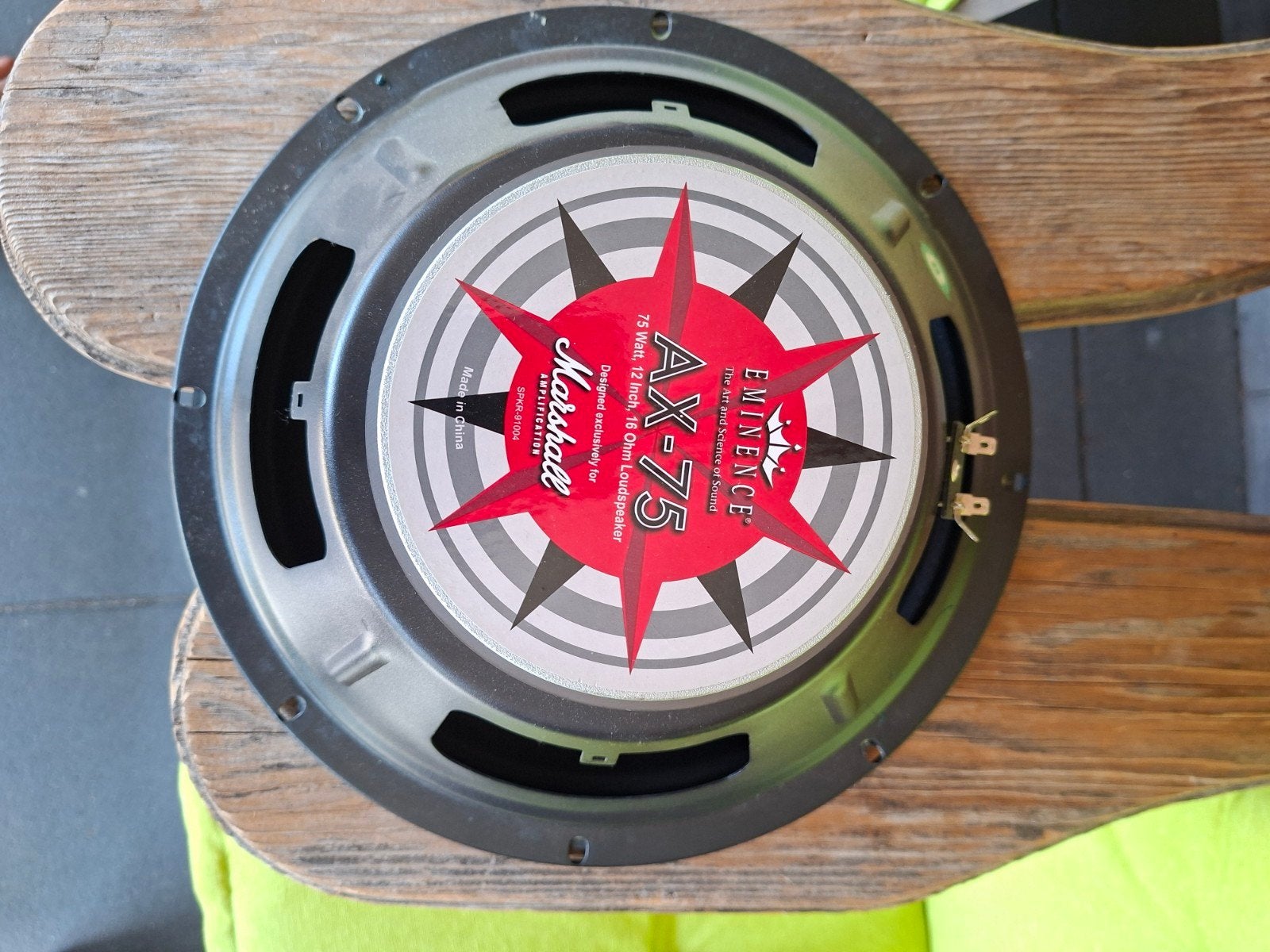 12 inch speaker eminence 16 ohm 75 watt, Ophalen of Verzenden, Zo goed als nieuw, Minder dan 50 watt