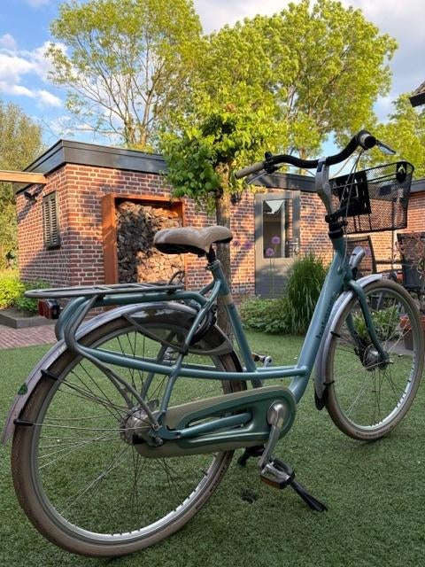 Robuuste Batavus Mambo moederfiets, 2 zitjes, Gebruikt, 56 cm of meer, Mandje