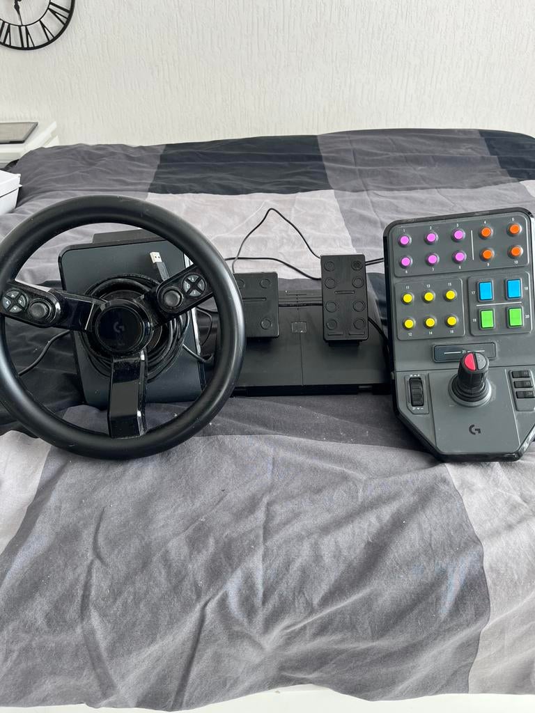 Logitech farming stuur, Ophalen of Verzenden, Zo goed als nieuw