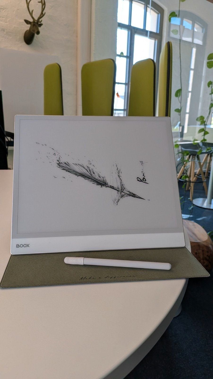 Onyx Boox Note Max 13.3 Z/W E-ink Tablet [als nieuw], Ophalen of Verzenden, Zo goed als nieuw, Onyx