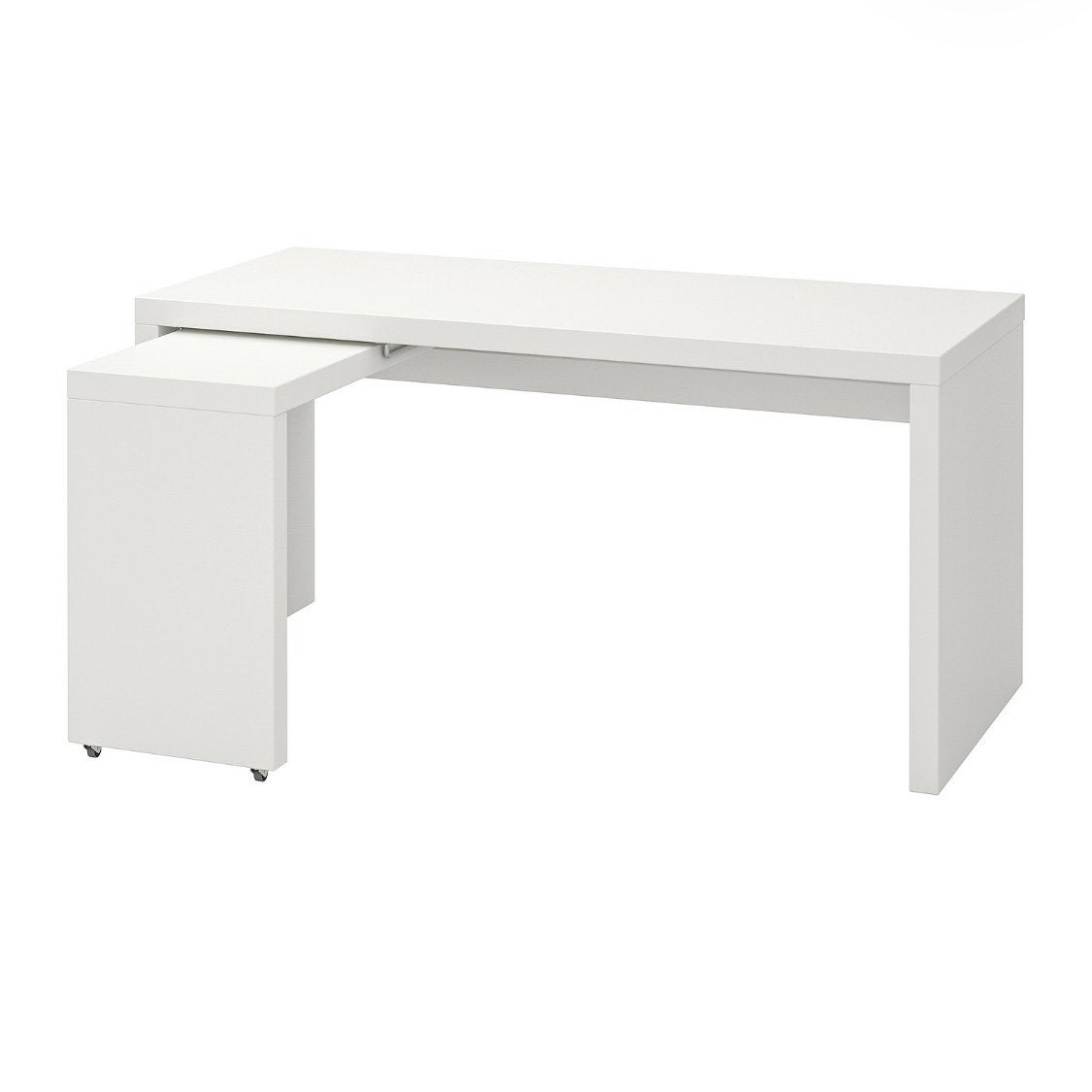 Ikea Malm bureau wit 151x65cm, Ophalen, Demontabel, 65 cm, Zo goed als nieuw