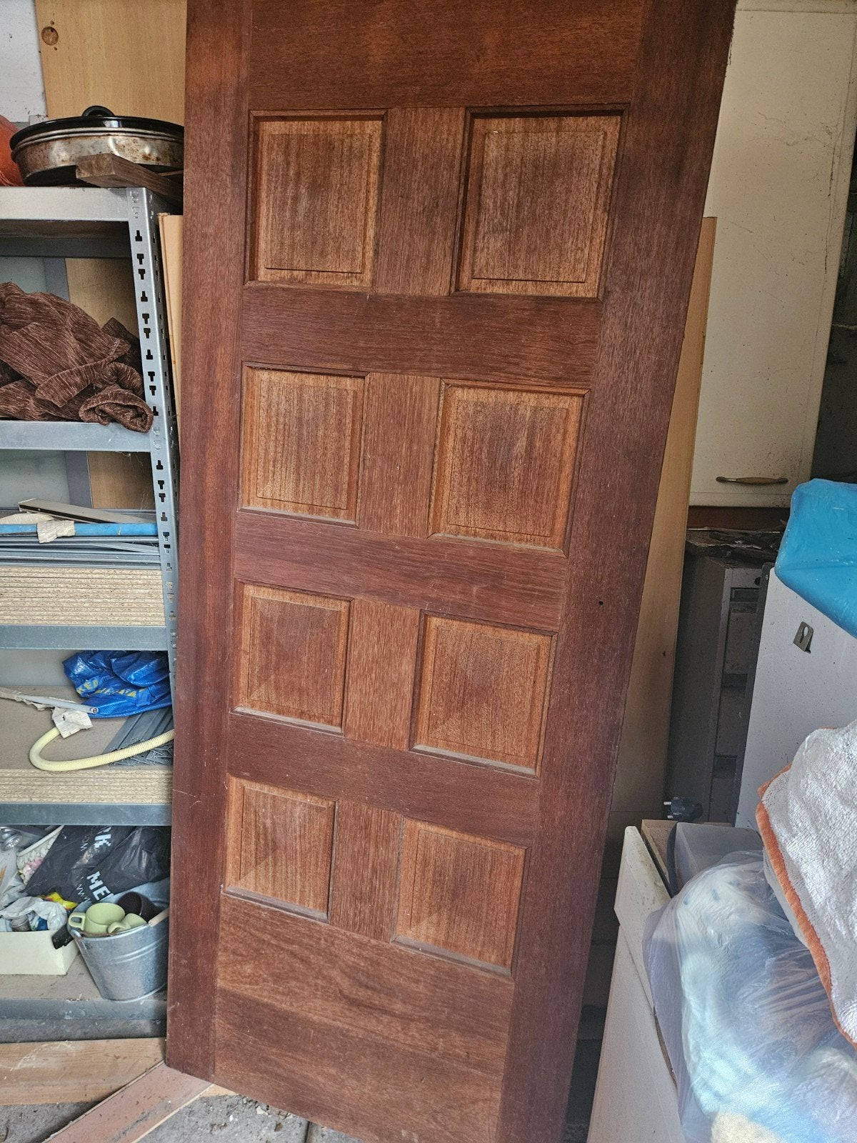 Massieve houten buitendeur, Doe-het-zelf en Verbouw, Deuren en Horren, Ophalen, Gebruikt, 80 tot 100 cm, Binnendeur