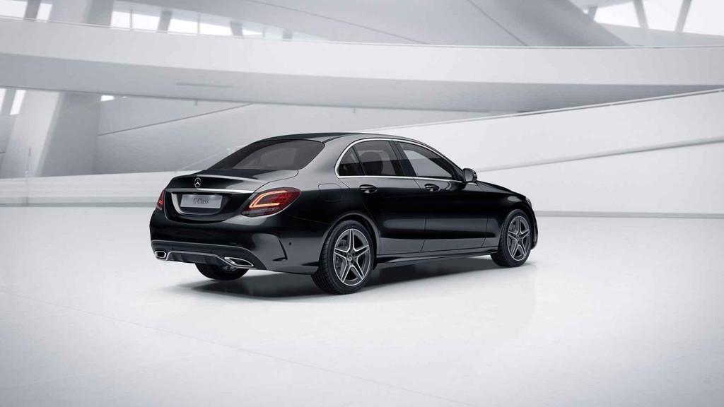 Mercedes-Benz C-klasse 160 Business Solution AMG | Stoelverw, Auto's, Mercedes-Benz, Euro 6, 4 cilinders, 129 pk, Leder en Stof
