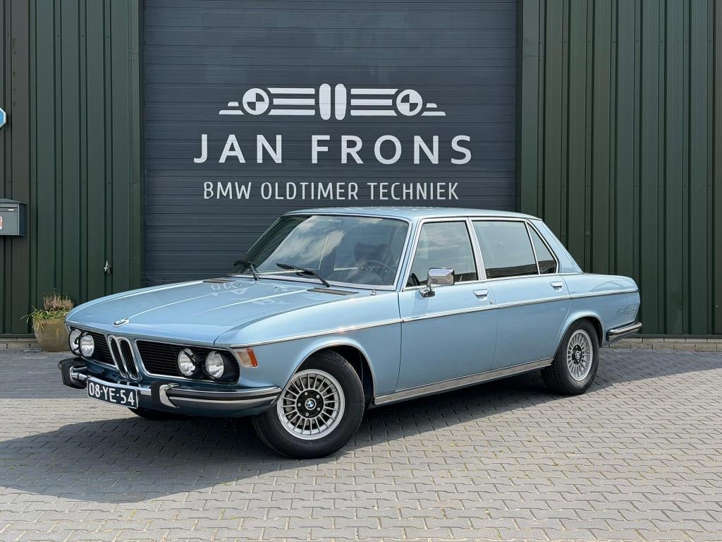 BMW 3.3Li HANDGESCHAKELD - AIRCO - 1976 - Fjord, Achterwielaandrijving, Overige modellen, Blauw, Leder