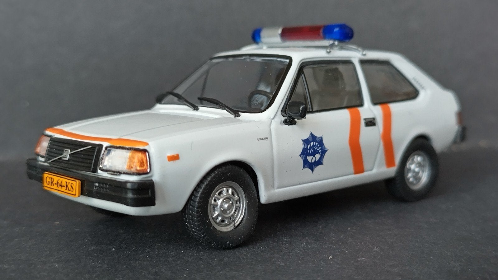 Volvo 343 Politie Nederland 1:43 Del Prado Pol, Overige merken, Auto, Verzenden, .