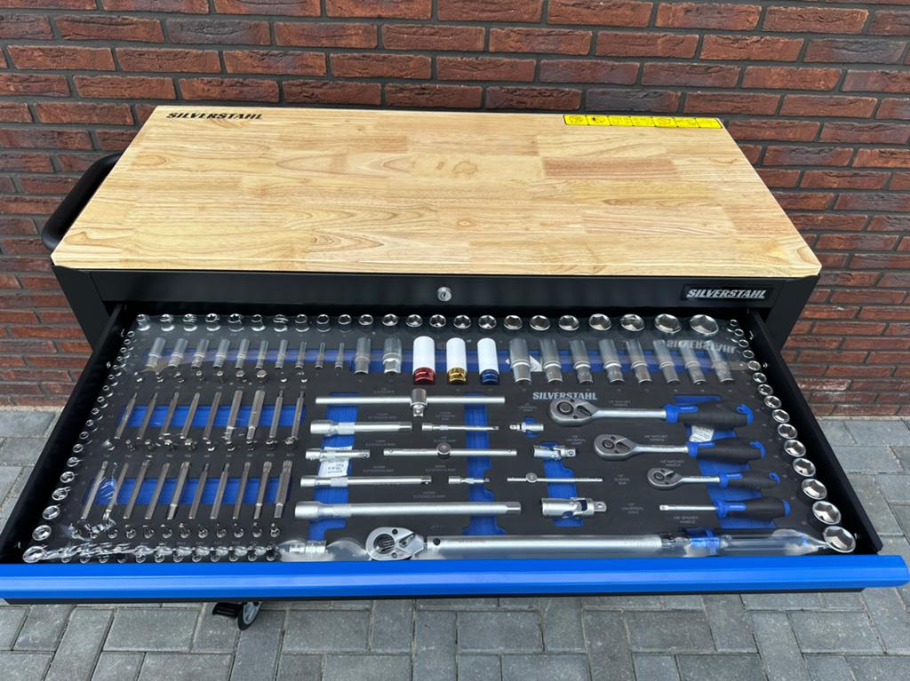 Silverstahl SV535 Gereedschapswagen 281-Delig / Nieuw, Auto diversen, Autogereedschap, Ophalen, Nieuw