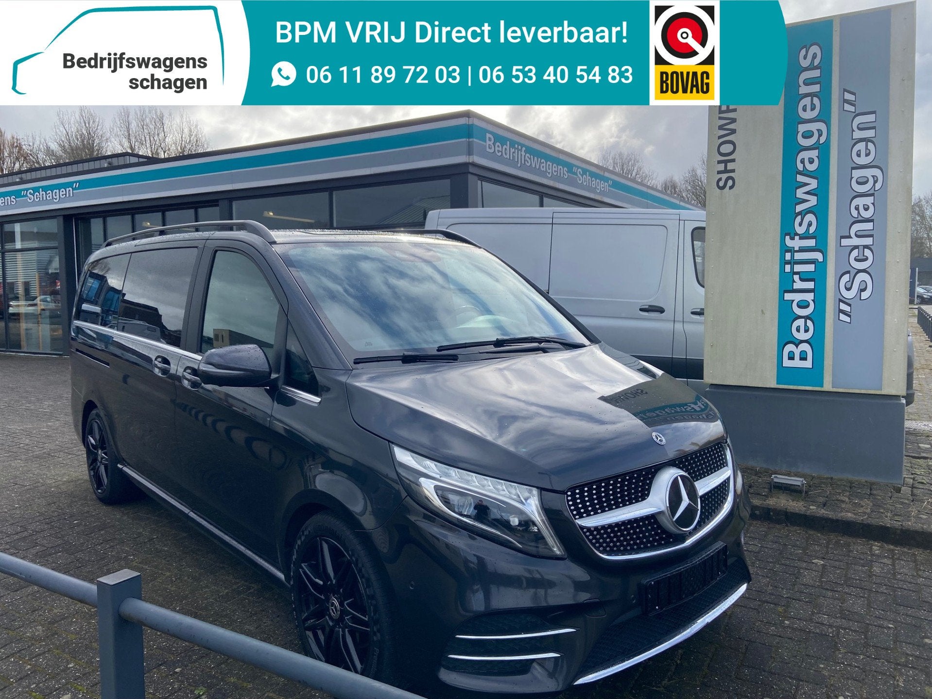 Mercedes-Benz V-Klasse 300d Lang DC Avantgarde | AMG edition, Auto's, Bestelauto's, Achterwielaandrijving, Gebruikt, 4 cilinders