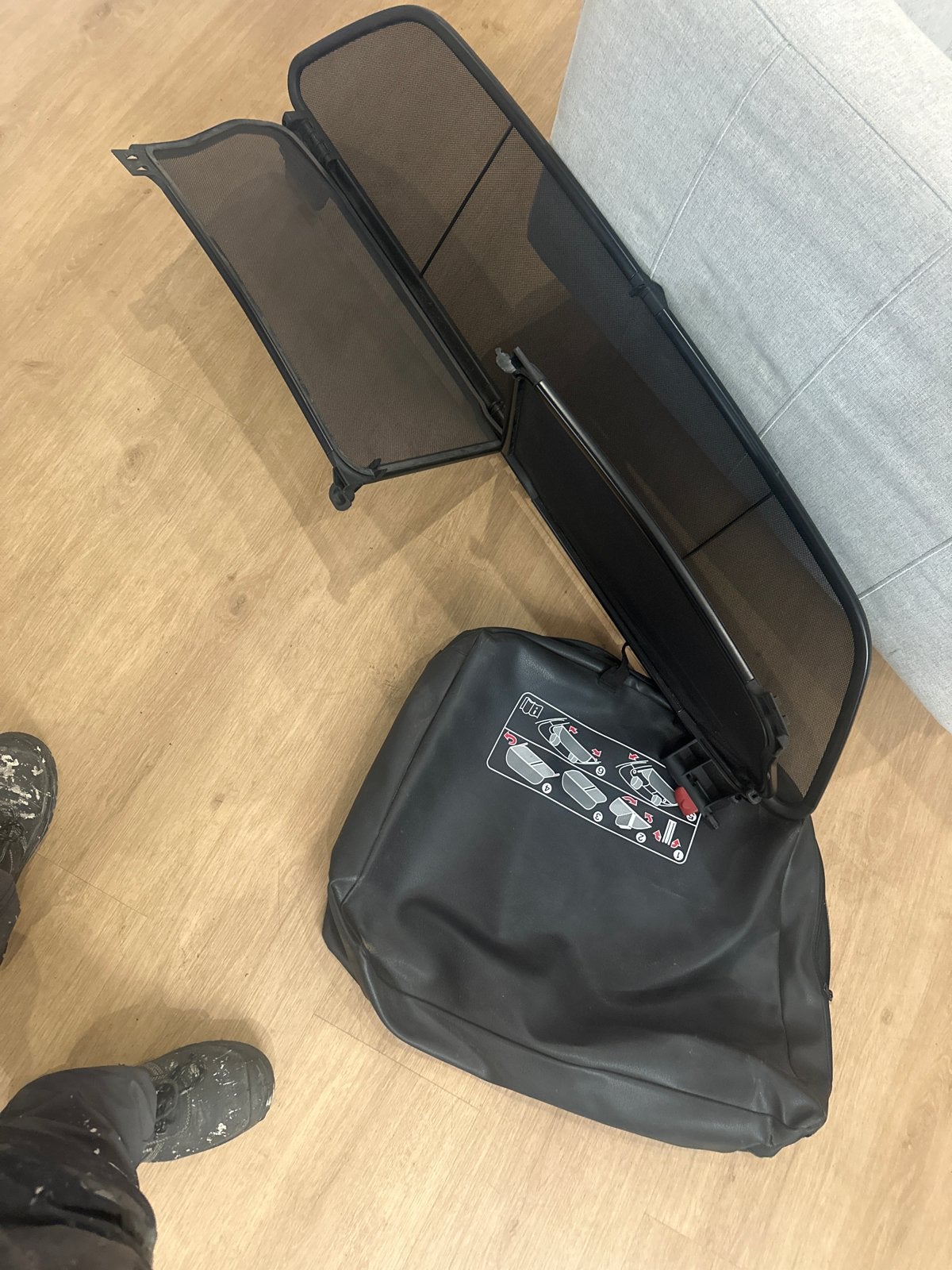 Windscherm voor cabriolet met opbergtas, Ophalen of Verzenden, Gebruikt