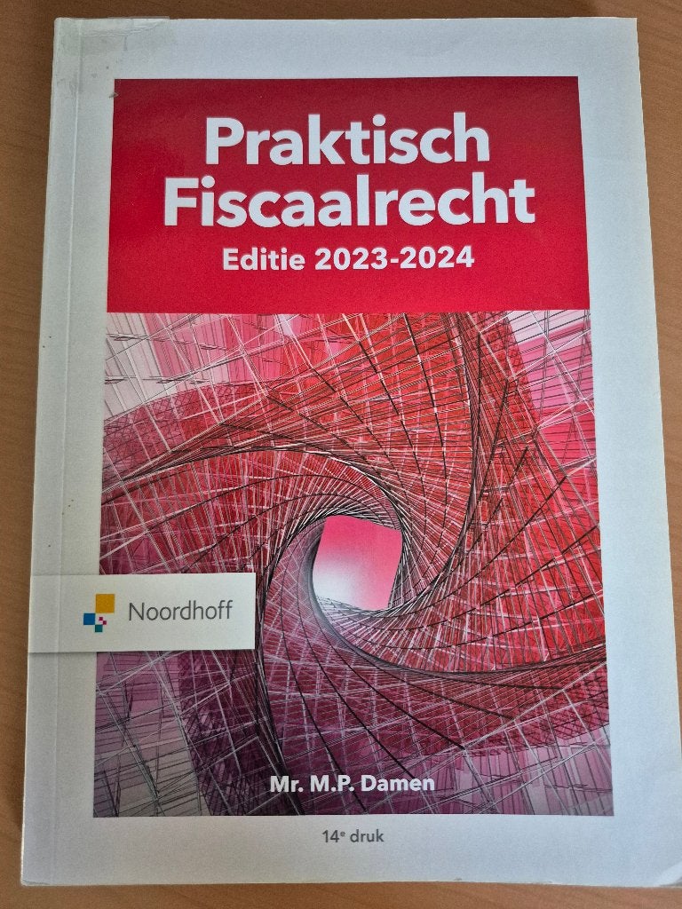 Praktisch Fiscaalrecht Editie 2023-2024 - Mr. M.P. Damen, Gelezen, Mr. M.P. Damen, Gamma, HBO
