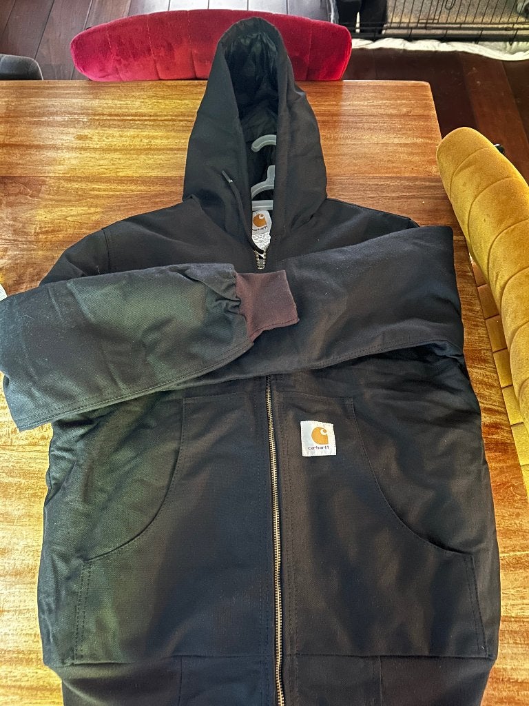 Carhartt reworked jas, Zwart, Zo goed als nieuw, Carhartt WIP, Verzenden
