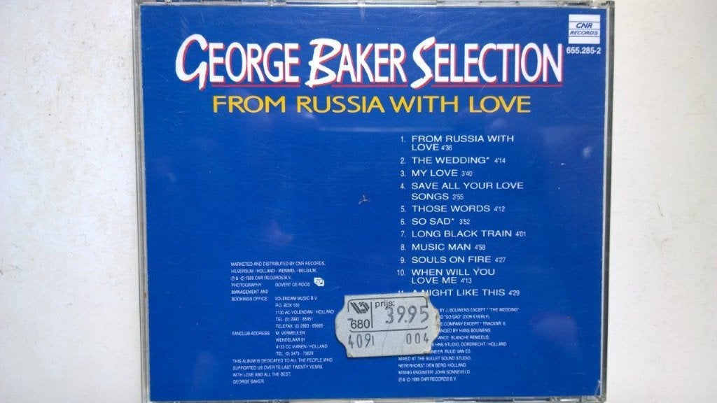 George Baker Selection - From Russia With Love, Ophalen of Verzenden, Zo goed als nieuw