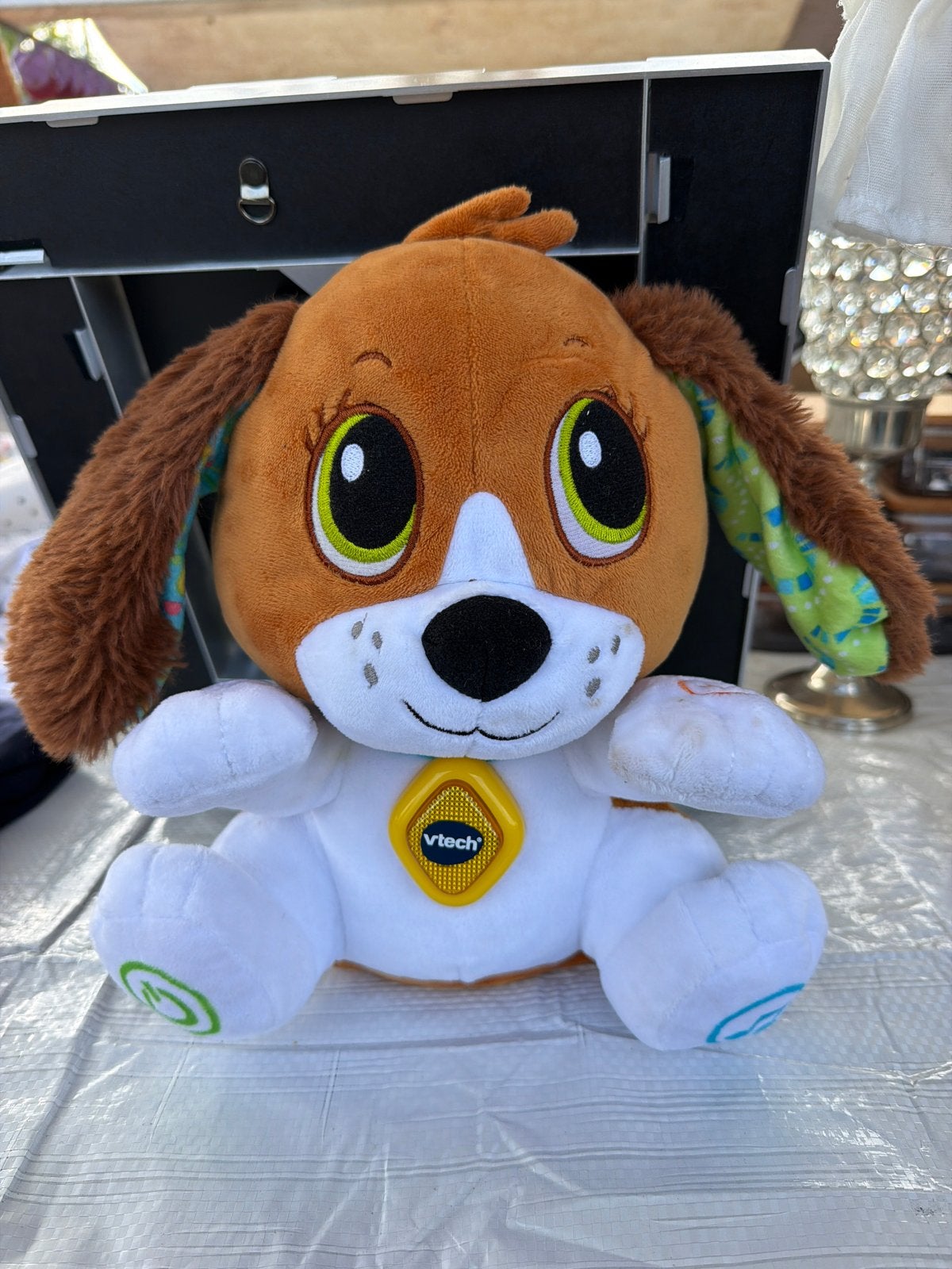 VTech Knuffel Leren Hondje - Interactief Speelgoed, Gebruikt, Overige merken, Overige karakters, Middelgroot (20 tot 80 cm)