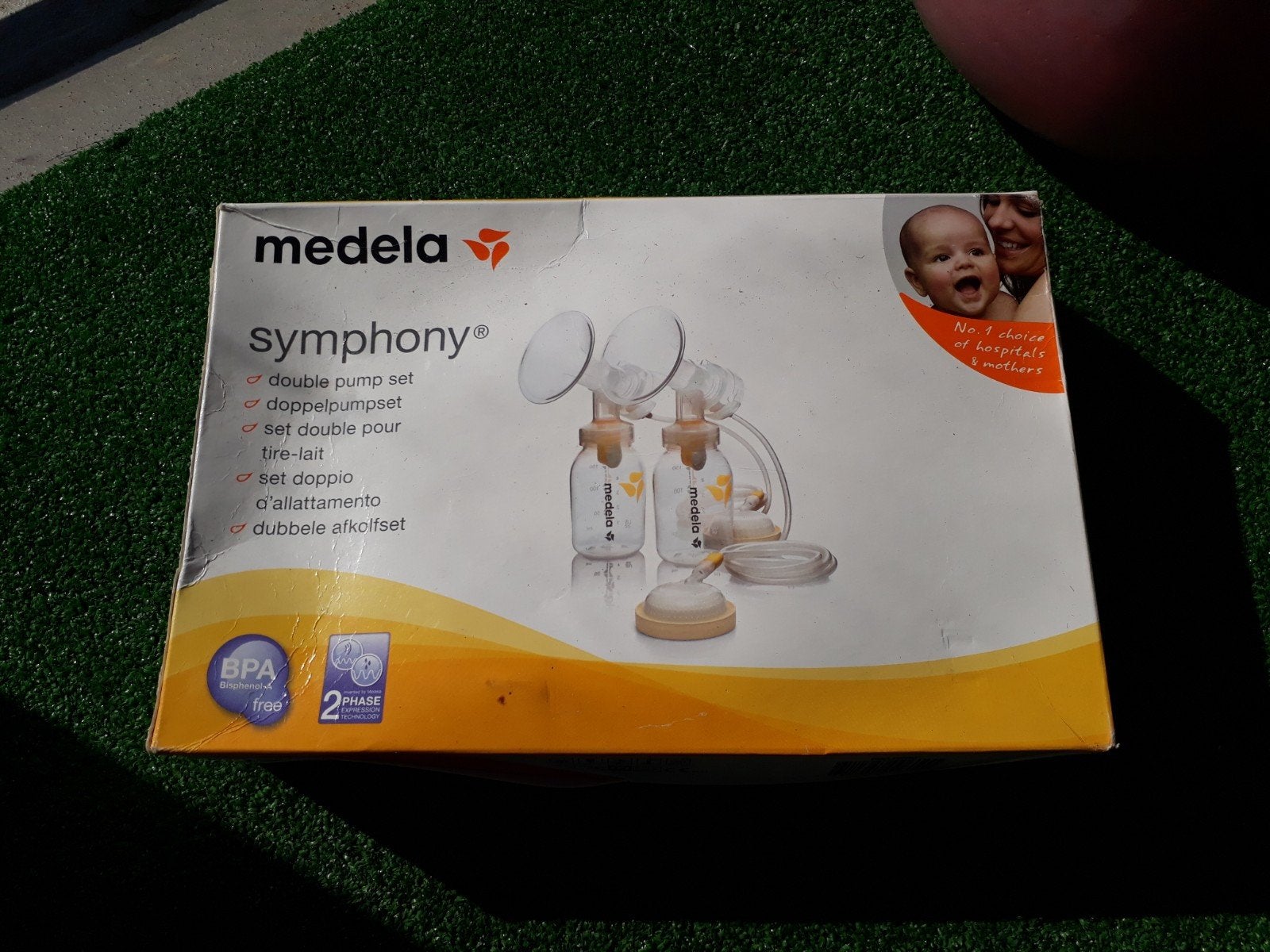 Medela Symphony Dubbele Borstkolf Set, Kinderen en Baby's, Ophalen of Verzenden, Gebruikt