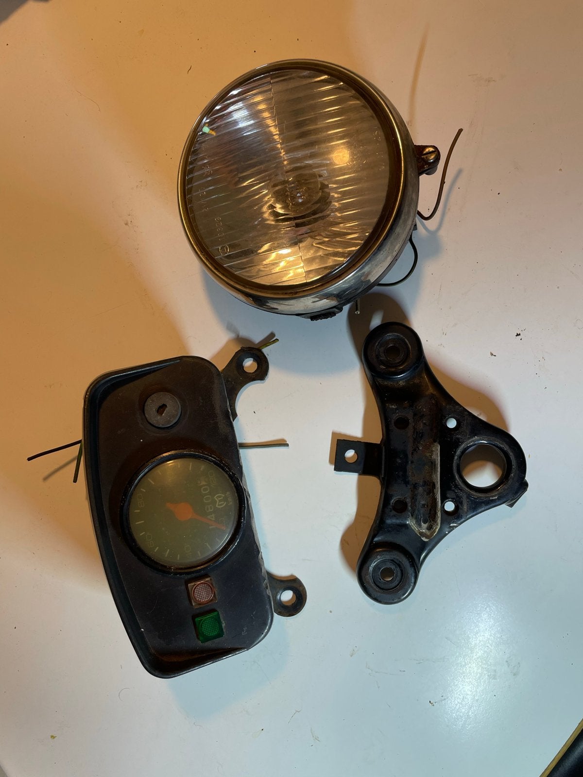 Puch Rider Macho cockpit 120km/h, koplamp en kroonplaat, Fietsen en Brommers, Ophalen of Verzenden, Gebruikt, Overige typen