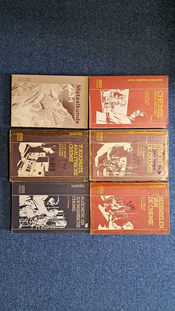 Diverse Chemische schoolboeken MBO HBO HLO, Boeken, Studieboeken en Cursussen, Ophalen of Verzenden, Beta, Zo goed als nieuw, MBO