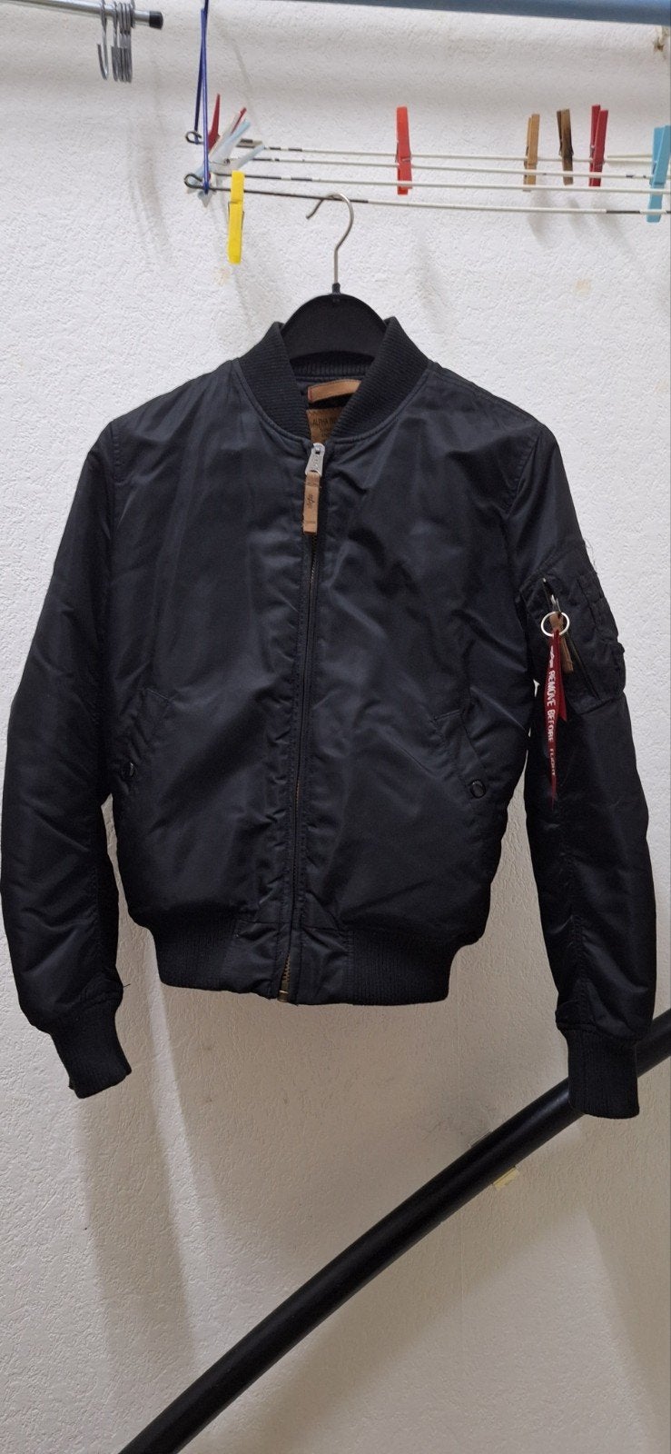 Alpha Industries Bomberjack - Zo goed als nieuw, Alpha Industries, Zwart, Ophalen of Verzenden, Zo goed als nieuw
