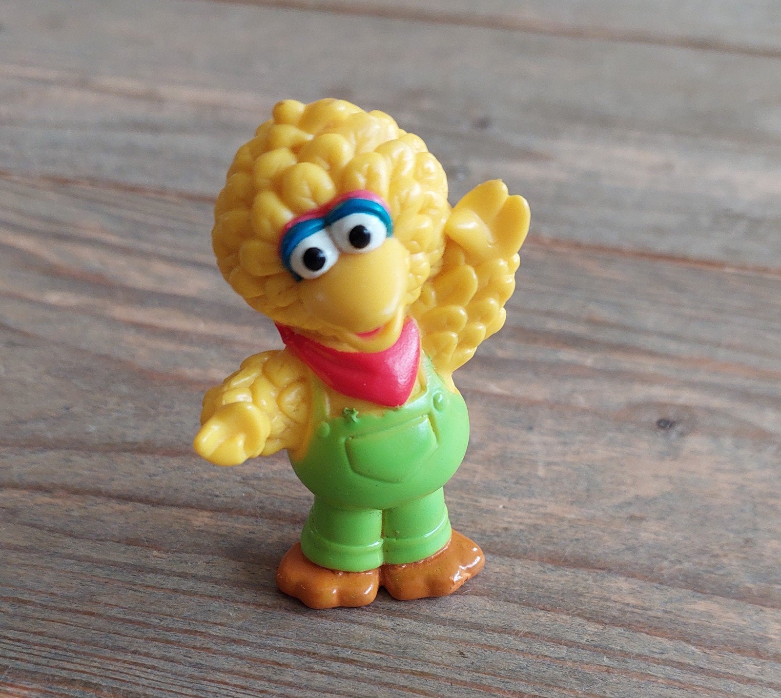 Sesamstraat Pino poppetje, 7 cm, Ophalen of Verzenden, Gebruikt