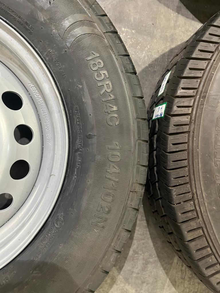 Aanhangerwielen 185R14C 2 x, Ophalen, Nieuw