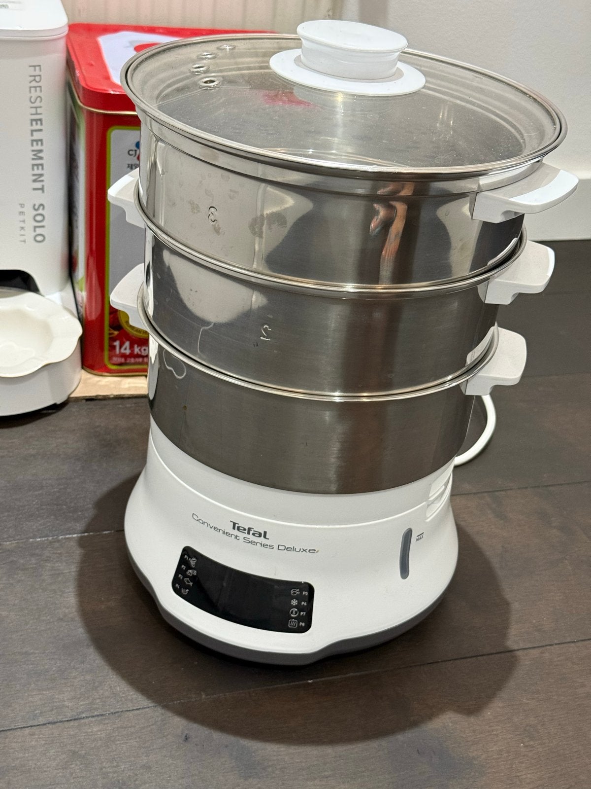 Tefal Convenient Series Deluxe Stoompan - 3 lagen, Ophalen of Verzenden, Zo goed als nieuw, Stoomreiniger