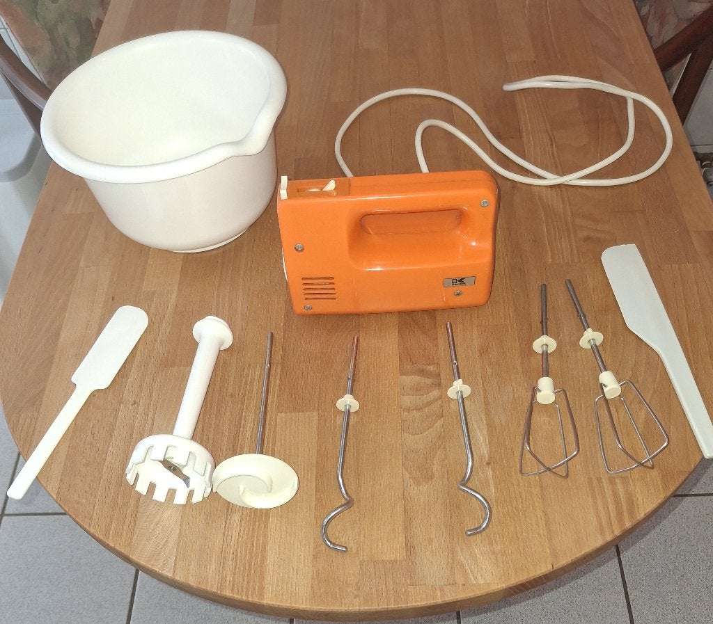 Handmixer vintage, Minder dan 1 liter, Ophalen of Verzenden, Gebruikt, 3 snelheden of meer