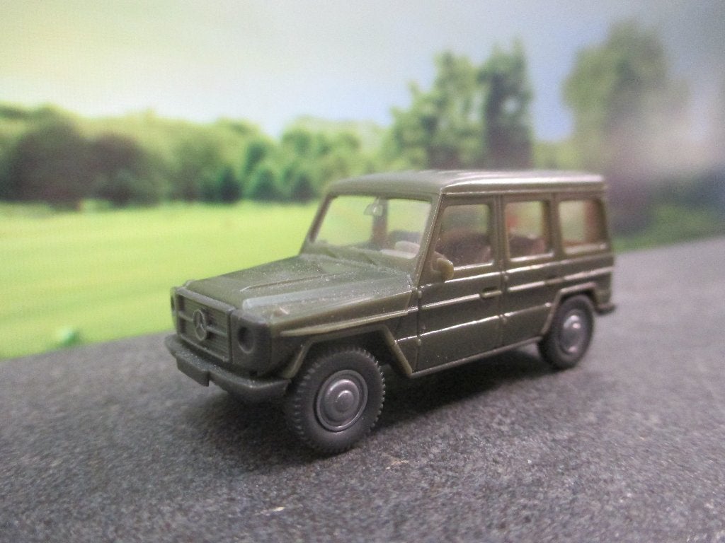 1979 Mercedes Benz G 320 G-Klasse - Wiking KL agavegroen, Ophalen of Verzenden, Zo goed als nieuw, Auto, Wiking