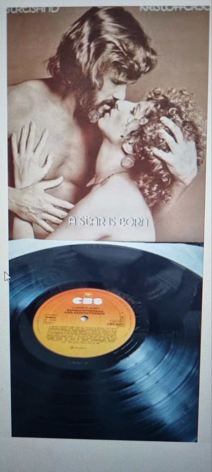 Barbra Streisand & Kris Kristofferson - A Star Is Born LP, LP, Gebruikt, Pop, Ophalen of Verzenden
