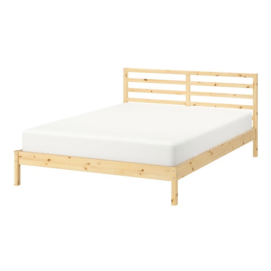 Nieuwe Ikea Tarva klaar voor ophalen, Ophalen, Japandi, Wit, Tweepersoons