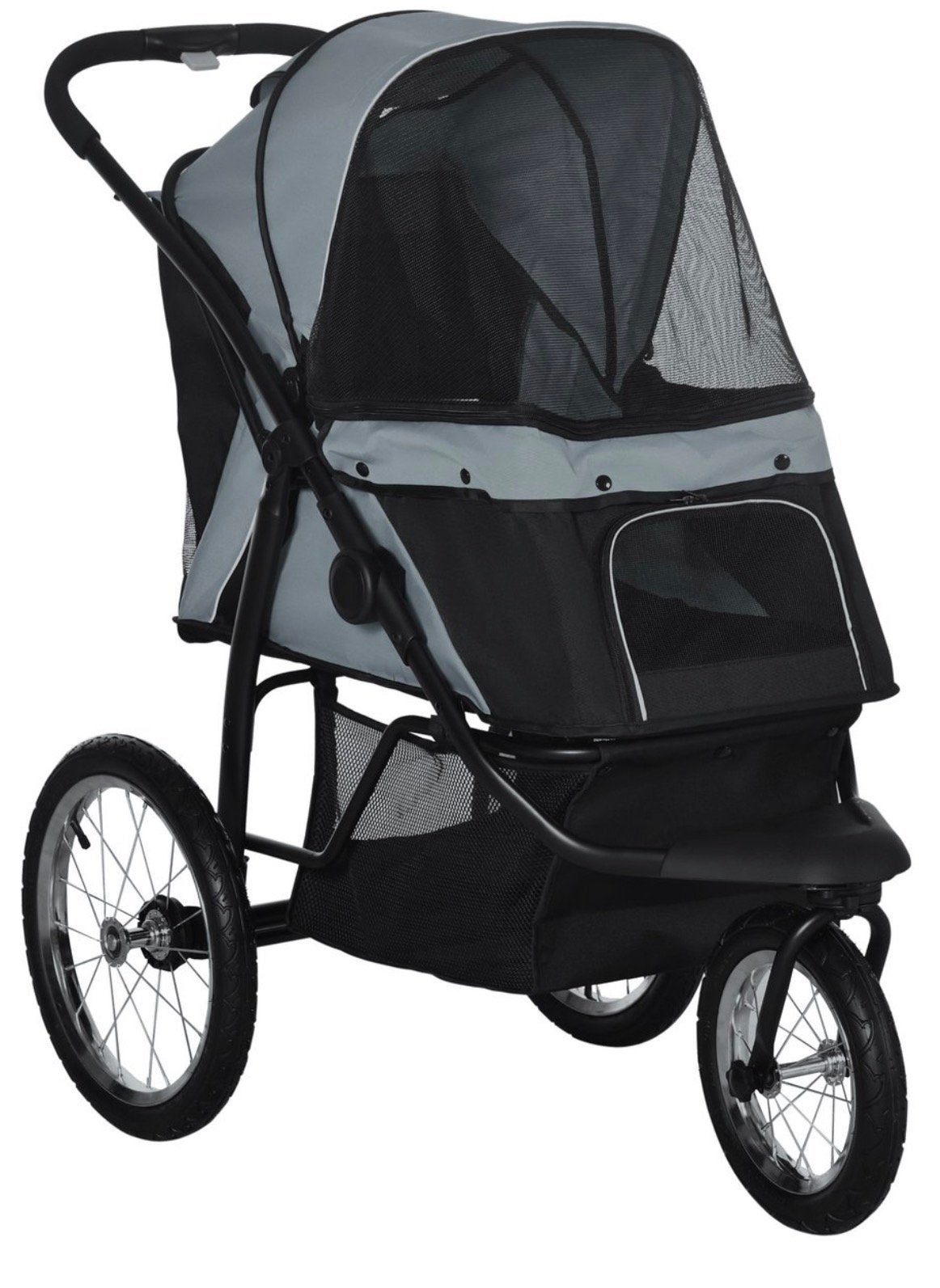Nieuw: PawHut Hondenbuggy inklapbaar met 3 wielen, Overige merken, Ophalen, Nieuw, Hondenbuggy