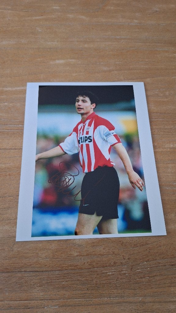 Foto 20x25cm met handtekening; Mark van Bommel # PSV, Ophalen of Verzenden, Nieuw, PSV, Overige typen