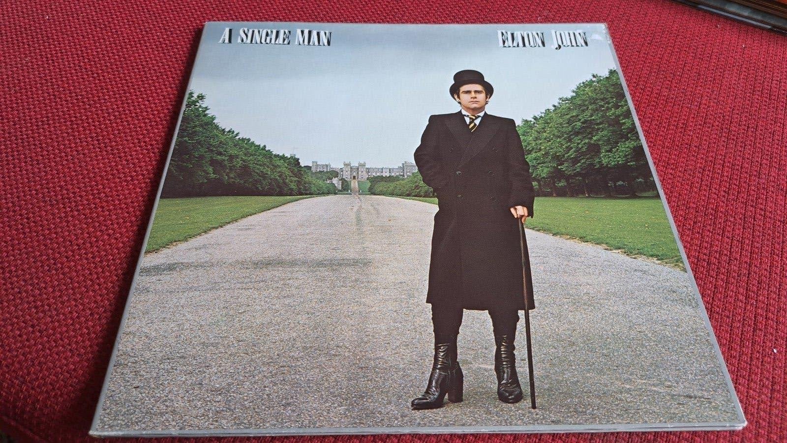 Elton John A single man vinyl lp, Ophalen of Verzenden, LP
