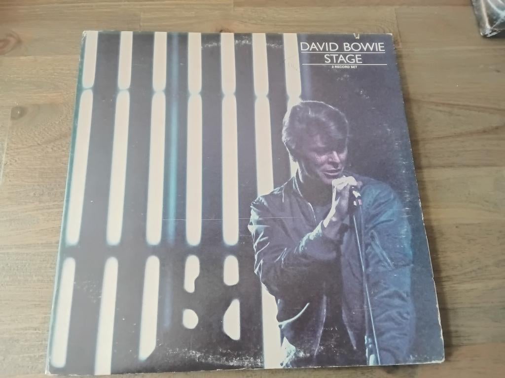 David Bowie-Stage dubbel lp uit 1978 made in USA, Cd's en Dvd's, Vinyl | Pop, Ophalen of Verzenden, Gebruikt, 12 inch