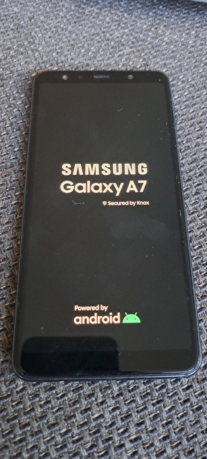 Samsung Galaxy A7 (2018) Zwart - 64GB - Zo goed als nieuw, Zwart, Touchscreen, Ophalen of Verzenden, Zo goed als nieuw